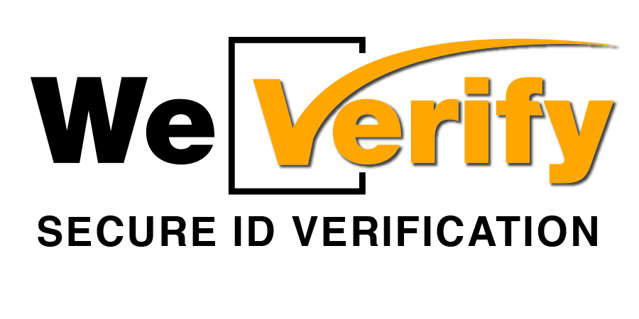 We Verify Secure ID Verification Logo